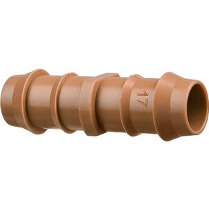 20-Pack Drip Irrigation Barbed Coupling Fittings, Fits of 1/2, 17mm .600 ID Drip Tubing