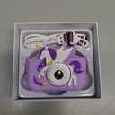 Dinosaur Kids Camera for Boys Girls, Toddler Digital Selfie Camera with Cute Protective Cover and 32G SD Card, Christmas Birthday Gifts Toys for 3 4 5 6 7 8 9 10 11 12 Years Old Little Girls and Boys (Purple)