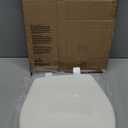 Bemis 730SLEC Slow Close Toilet Seat, Easy Clean Hinges and Durable Plastic Seat, Made in USA, Round, Biscuit