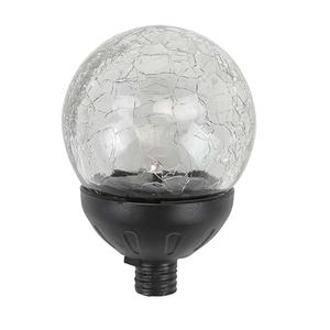 COOZZYHOUR Solar Powered Glass Ball + Accessories- for Solar Wind Spinner Replacement Color Solar Light Parts （80mm）