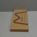 Myir JUN Round Placemats Dual Sided, Faux Leather Place Mats Set of 4 Indoor Placemat for Dining Table Outdoor Place Mat Non-Slip Washable Table Mats (Gray Blue, Set of 4)