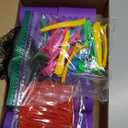 141 Pieces Hair Rollers Set Include 60 Plastic Hair Rollers (Multicolor,6 Size)