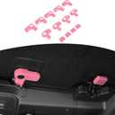 for Bronco Hardtop Roof Removal Switch Handle Trim Cover Fit for Ford Bronco 2021-Present 4DR Pink Interior Accessories