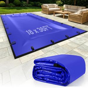 20 x 40 ft Inground Pool Cover - Heavy Duty & Durable Swimming Pool Cover