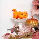 Pumpkin Decor Set of 12 Mantel Table Centerpiece Farmhouse Thanksgiving Fall Decorations for Home