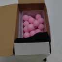 40MM Ping Pong Balls, 50 Pack Assorted Colored Tennis Balls Multi Color Plastic Balls Fun Beer Ping Pong Balls Bulk for Beer Pong Balls, Arts and Craft, Party Decoration, Cat Balls (Pink)