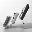 Sumgsn Keyboard Display Stand Storage Stand Display Mechanical Keyboard Holder Transparent Acrylic Stand for Three Keyboard