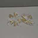 10 Pack Gold Cabinet Knobs Solid Gold Dresser Knobs Drawer Knobs