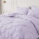 Bedsure Twin XL Comforter Set Light Purple - Dorm Room Essentials, Extra Long Twin XL Bedding Set with Sheets, All Season Down Alternative Comforter with Sheets, Pillowcase & Sham