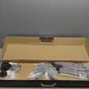 12 Inch Heavy Duty Floating Shelf Bracket, Wall Mounting Industrial Black Shelf Brackets, 1/5 Inch Thick Iron Metal Brackets for Shelves 6 Packs