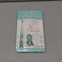 Vekkia Sonic Rechargeable Kids Electric Toothbrush, 3 Modes with Memory, Fun & Easy Cleaning, 24000 Strokes, IPX7 Waterproof, 2-Min Timer for Age 5+, 4 Soft Bristles(Blue)