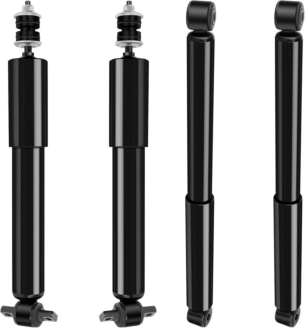 Shocks x4,OCPTY Front Rear Shocks Absorbers Struts for Chevy Fits 1999 2000 2001 2002 2003 2004 2005 2006 2007 for Chevy Silverado 1500,99-07 for GMC Sierra 1500 344380 37150 Auto Shocks (for RWD)