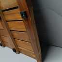 Utoplike (24"x18") Teak Wood Bath Mat, Shower Mats for Bathroom, Large for Spa Home or Outdoor