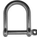 Stainless Steel 316 Wide D Shackle