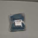 Women's High Waisted Bikini Sets Sporty Crop Top Color Block Swimwear Bandeau Scoop Neck Vintage Two Piece Bathing Suits (Large, Turquoise)