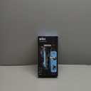 Braun Electric Series 3 Razor with Precision Trimmer, Rechargeable, Wet & Dry Foil Shaver for Men, Blue/Black, 4 Piece