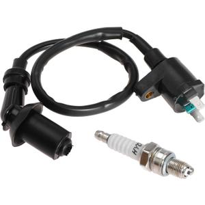 Ignition Coil for XR50 XR70 XR80 XR100 CRF50 CRF70 CRF80 CRF100, with Spark Plug