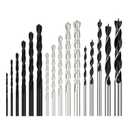 Drill Bit Set for Drill Drivers,HSS Steel,Carbon Steel,Alloy Drill Bits-5/64 to 3/8" for Metal, Plastics, Wood, Drywall-16pcs
