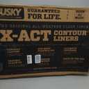 Husky Liners X-act Contour Floor Mats | Fits 2017 - 2026 Ford F-250/F-350 STANDARD CAB | Front Row, 2-pc Black - 52721