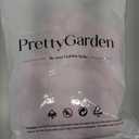 PRETTYGARDEN Womens Fall Trendy Off Shoulder Y2k Tops 2026 Tie Dye Mesh Long Sleeve Shirts Asymmetrical Ruched Floral Blouse (X-Large, Floral Pink Red)