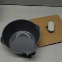 PRICUSIS Nonstick Saucepan with Lid, 2 Quart Ceramic Sauce Pan, Non Toxic Sauce Pot with Pour Spouts for Multipurpose Use, PTFE, PFOA & PFAS Free, Induction Compatible. (Gray)