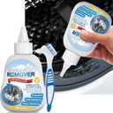Mold Stain Remover Gel 7.44oz, Effective Washing Machine Cleaner, Household Cleaner for Bathroom Grout, Sink,Tile, Shower, Caulk