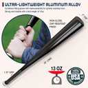 Aluminum Baseball Bat - 28 Inch 13 Oz - Ultra-Lightweight Fungo Bat for Softball, Training - KOTIONOK