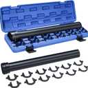 Inner Tie Rod Removal Tool Master Inner Tie Rod Tool Set with 12 Crowfoot Adapters 1/2 Inch Drive Tube for Tie Rod Removal and Installation