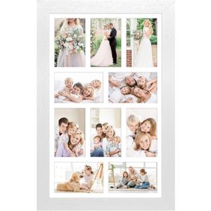 13x21 Collage Frame, 10 Open 4x6 Photo Frame Collage for Wall