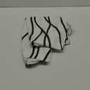 Biscaynebay Textured Fabric Shower Curtain 72 Inches by 72 Inches, Black Printed Striped Linen Modern Hotel Luxury Quality Cloth Bathroom Curtains Machine Washable