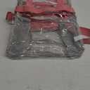 Bagenius Clear Bag Stadium Approved 12612 Clear bag for Stadium Events Sports Concert Festival Work (Pink)