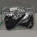 Super Cozy Car Headrest Pillow, 100% Memory Foam Car Neck Pillow with Adjustable Strap & Breathable Removable Cover, Ergonomic Design - Travel Pillow Car Pillow for Neck/Back Pain Relief(Black, 1PC)