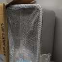 23.5" x 15.7" x 8" Stainless Steel Sifting Litter Box for Pine Pellets, XXL Large Pull-Out Cat Litter Box for Big Cats with High Sides, Metal Cat Litter Pan with Plastic Scoop &10 Urine Pads