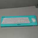 Logitech MK270 Wireless Keyboard and Mouse Combo for Windows, 2.4 GHz, 8 Multimedia Keys, PC, Laptop, Wireless Keyboard Compact Mouse Combo - White