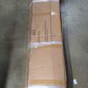 Bellemave Full Size Loft Bed with Desk, Metal Loft Beds with LED Lights & Charging Station, Heavy Duty Metal Loft Bed Frame with Shelves, Safety Guard & Storage Stairs, No Box Spring Needed (White)