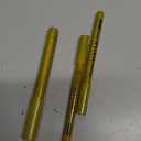 ARTISTRO 2 Gold Dual-Tip Acrylic Paint Pens - Multisurface Markers for Glass, Rock, Fabric, Wood, Plastic & More - 1 mm Fine & Brush Tips