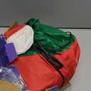 6FT Christmas Santa Inflatables Outdoor Decorations Santa Claus with Gift Box Blow Up Yard Decorations,Built-in LED Lights for Outdoor Christmas Party Yard Garden Lawn Xmas Decoration