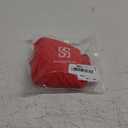 SUUKSESS Women Double Lined Going Out Trendy Crop Tops Ruched Sleeveless Shirts (Large, 09 Red)