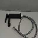 Black Bathroom Faucet Bathroom Sink Faucet One Hole Faucet SUS304 Stainless Steel Single Handle 1 Hole Vanity Faucets for Bathroom Sink NO-Lead Matte Black Bathroom Faucet, SF3-BK