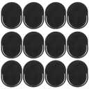 NOLITOY 12 Pieces Black Scalp Massage Combs Portable Soft Washing Hair Brushes for Shampooing Hair Care and Styling at Home or Travel