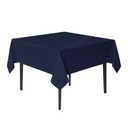 sancua Small Square Tablecloths 36x36 Inch - Navy Blue Table Cloth for Square or Round Tables, Washable Polyester Fabric Table Cover for Nightstand End Bedside Tables