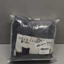 Couch Cushion Covers for Sectional Sofa L Shape Washable Separate Seat Chaise Couch Cover Stretch Sofa Slipcovers with 2 Pcs Pillowcases(2 Seater + 1 Chaise, Dark Grey)