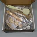 Superbaking Sourdough Starter Kit, 9" Round Banneton Bread Proofing Basket Set, Sourdough Bread Baking Supplies, Sourdough Tools with Silicone Bread Sling, Bread Making Tools, Baking Gifts