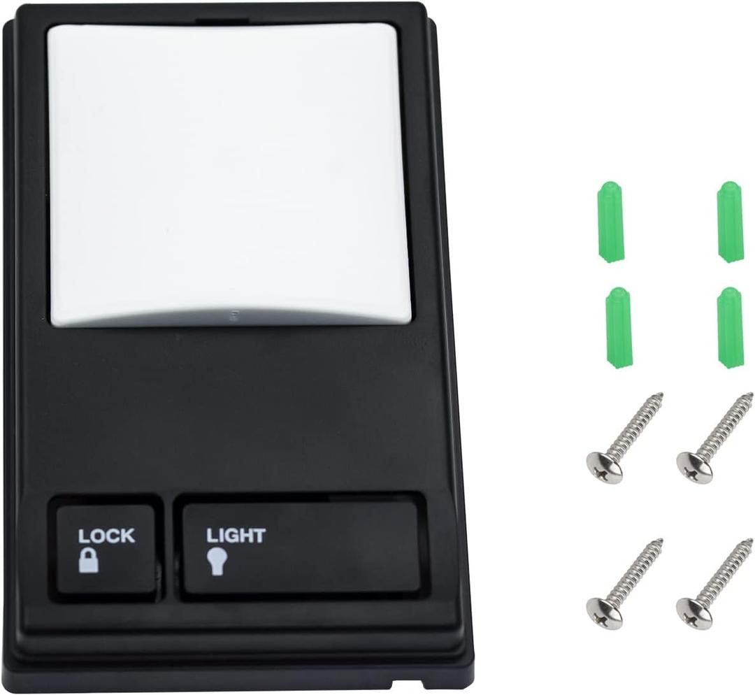 Multi-Function Wall Keypad Control Panel, Wall-Mounted Multi-Function Garage Door Console for LiftMaster 41A5273-1 78LM, 78LMC, 41C494