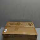 Fixwal Night Stand with Charging Station, Tall Nightstand with U-S-B Ports and Outlets, 4 Fabric Storage Drawers with PU Finish, Small Dresser Bed Side Table, Black