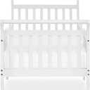 Dream On Me Emma 3-in-1 Wooden Toddler Bed, GREENGUARD Gold, White, Crib,  56 L x 29 W x 28 H