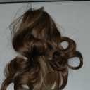 HEWEICSY Ponytail Extension, Clip on Ponytails for Women, 14" Claw Clip in Short Curly Wavy Pony Hair Extension for Women - Brown
