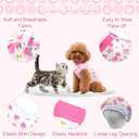 FEimaX Dog Surgery Recovery Suit Female and Male Spay with Pee Hole, Pet Body Suits for Puppy After Spayed, Neuter Surgical Onesie for Small and Medium Dogs Cats, Alternative Bandages E-Collar & Cone, S
