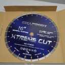 RHAPSODY 16 Inch Diamond Concrete Saw Blade, Segmented General Purpose Blade Dry/Wet Cutting Concrete, Reinforced Concrete, Masonry, Brick, Block,1"-20mm Arbor