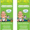 Boudreaux's Butt Paste with Natural* Aloe Diaper Rash Cream, Ointment for Baby, 4 oz Tube, 2 Pack